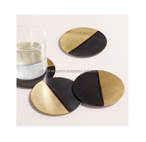 Dessous de verre en métal Style de qualité supérieure Table de mariage Dessous de verre décoratifs pour boissons Design classique à un prix abordable - Product Image 4