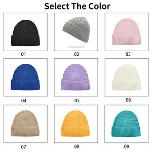 Custom Logo 100% <b>Wool</b> Knitted <b>Beanies</b> Winter Warm Blank Solid Color <b>Hats</b> Bows for Beach Wear Featuring Digital Printing Argyle - Product Image 2