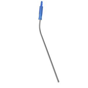 Poignée enduite bleue de tube d'aspiration de Zoellner de catégorie médicale d'ORL avec le tube d'aspiration cardiaque de nettoyage de Stilett Debakey - Product Image 3