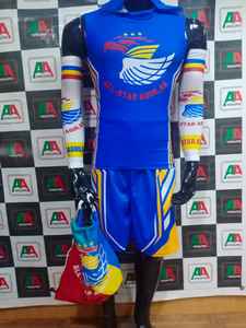 Flag Wear Pantalones integrados Sudadera con capucha Jersey Calcetines Pantalones cortos Paquete 7v7 Juegos de Liga Transpirable Poliéster Sin mangas Cordón Pantalón Bolsa - Product Image 5