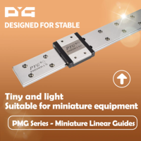 PYG Produk Terlaris Berkualitas Tinggi Material S55C Presisi C Mini Linear Guides MGW15C Linear Guide Sliders MG15mm Rel Geser 3d