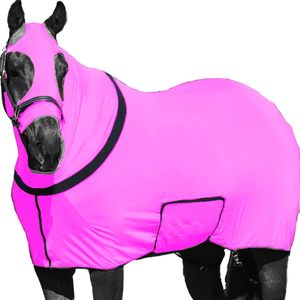 Protector de Crines de Caballo de Nailon de Alta Calidad, Capucha Elástica de Ajuste Suave, Abrigo para Brillo y Cuidado de Crines, Capucha de Cuerpo Completo - Product Image 1