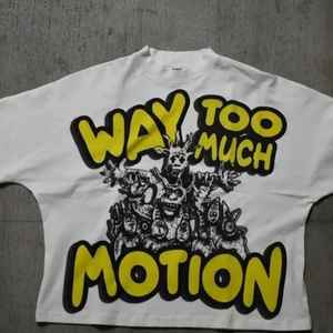 Camiseta Vintage de Gran Tamaño con Logotipo Personalizado OEM, Estampado en Serigrafía, Lavado a la Piedra, Estilo Hip Hop para Hombre - Product Image 5