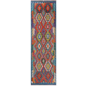 พรมกิลิมแบบมีสายรัด ไมมาณา อัฟกานิสถาน ขนาด 298 x 89 ซม. - Product Image 1