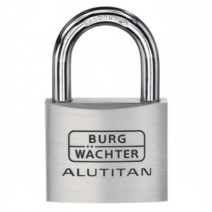 Cylinder <b>Padlock</b> 770/30 30mm Aluminum Lock Body Keyed Differently Bicycle Lock by BURG-WCHTER - Product Image 3
