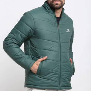 Veste d'hiver matelassée pour homme en nylon/polyester, teinte unie, vente en ligne, meilleur prix - Product Image 4