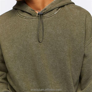 2025 nouveau OEM vente en gros haut de haute qualité lourd 400gsm coton conception vierge personnalisé Vintage lavage hommes sweats à capuche pour hommes - Product Image 3