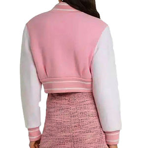 Nouvelle veste universitaire tendance pour femme avec logo personnalisé, style automne, vente chaude, tendance, écologique, chauffante - Product Image 5