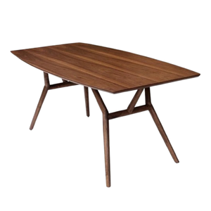 Mesas de comedor de madera maciza modernas nórdicas para sala de estar y comedor, mesa de diseño clásico contemporáneo - Product Image 1