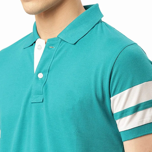 Meilleur prix T-shirts en coton décontractés pour hommes Taille adulte Polo pour hommes - Product Image 5