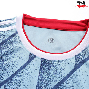 Camiseta de Fútbol OEM de la Mejor Calidad, Nombre Personalizado, Uniforme de Equipo, Manga Corta, Secado Rápido, Transpirable, Fabricada en Pakistán, Stock Disponible - Product Image 3