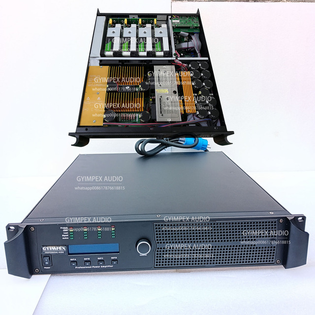 High Quality DSP Power Amplifier Spl Audio Rack Profesional 1500 Watt RMS Speaker 6800w Power Amplifier for Line Array System