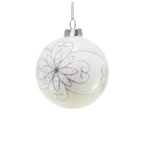 wholesale glass <b>christmas</b> ball ornaments <b>Christmas</b> tree ceramic <b>decorative</b> ball custom pattern festive & party <b>supplies</b> - Product Image 2