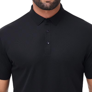 Polo de hombre al por mayor de fabricante, diseño clásico antibacteriano sensible al hielo, adecuado para negocios y ocasiones Casuales - Product Image 3