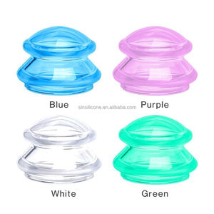 Terapi <span class=keywords><strong>Cupping</strong></span> Silikon 4pc Set Cangkir Pijat Profesional Cina - Product Image 5