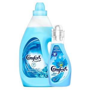 Acondicionador de tela Comfort Lily Fresh 1,6 L, suavizante de tela líquido para después del lavado (paquete de oferta Super Saver)-acondicionador de ropa para - Product Image 3