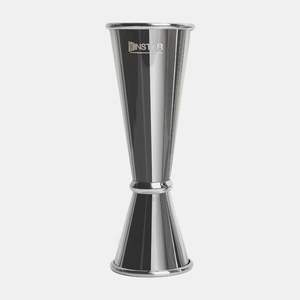 Jigger de Cócteles de Acero Inoxidable con Logotipo Personalizado y Patrón Artístico, Vaso Medidor de Doble Cara para Bartender y Bar en Casa - Product Image 1