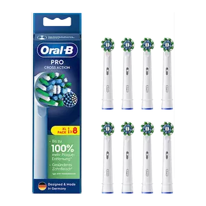 Oral-B ProCrossAction電動歯ブラシヘッド8パックInnovativeOral-Bによる優れた歯のクリーニング