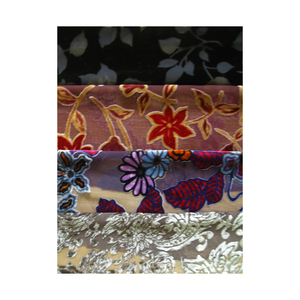 Miglior prezzo e buone condizioni vendi Poly Tulle Burnout Velvet tessuto di alta qualità robusto e prestazioni eccellenti innovativo - Product Image 1