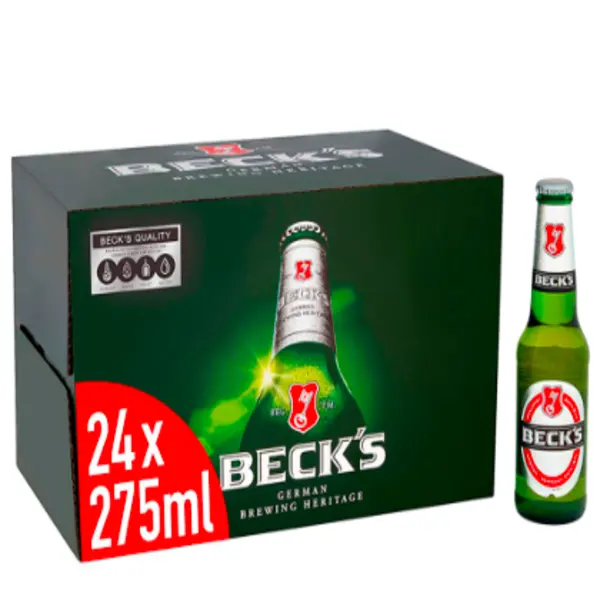 Bir besar Becks dalam botol