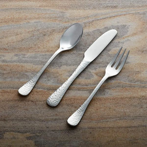 Juego de cubiertos pulidos de plata de primera calidad con diseño elegante, perfecto para uso doméstico, comedor fino y decoración de eventos - Product Image 6