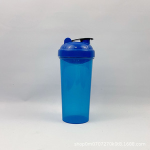 Vente en gros Mélangeurs de sport d'entraînement anti-fuite sans BPA Shakers de bouteilles d'eau Logo personnalisé <span class=keywords><strong>Shaker</strong></span> de protéines de fitness Gym - Product Image 2
