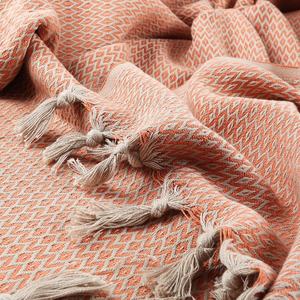 Plaid pour canapé, lit, salon, chambre, 100% coton turc, décoration intérieure, super doux, confortable, chaud, vente en gros, couverture tissée - Product Image 4