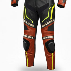Traje de Motocicleta de Cuero Genuino de Alta Calidad, Ropa Protectora para Motociclismo de Carreras, Traje de Cuero para Motocicleta de Calle - Product Image 5