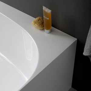 Bañera Ovalada de Pared en Resina de Mármol Siena, Producto de Bañeras Premium - Product Image 6