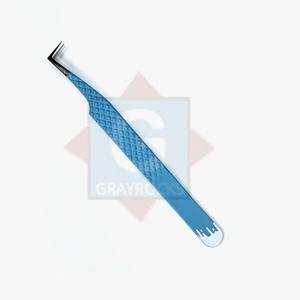 Pinzas de extensión de pestañas de acero inoxidable reutilizables de la mejor calidad con punta curva Pinzas de extensión de pestañas de alta calidad - Product Image 3