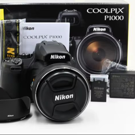 Nikon P1000 Camera: 125x Zoom Pro DSLR for Wildlife Travel
