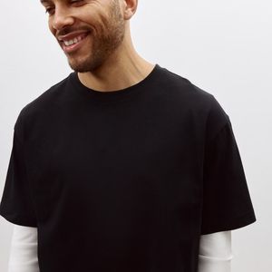 ใหม่เสื้อยืดผู้ชายผ้าฝ้ายแขนสั้นคุณภาพสูงสำหรับผู้ชายเสื้อยืดลำลองสีพื้น - Product Image 3