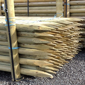 Piquets en bois piquet en bambou naturel clôture de jardin décoratif écologique bois dur rond piquets de jardin en bois à vendre - Product Image 4