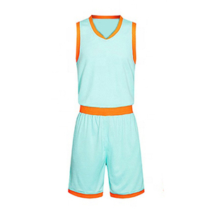 Conjunto de Camiseta de Baloncesto Naranja para Hombre, Cuello en V, Sin Mangas, Absorbe la Humedad, 100% Poliéster, Uniforme con Estampado Sublimado - Product Image 4