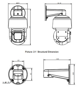 Veemco PTZ 4k đầy đủ màu sắc an ninh máy ảnh ngoài trời ánh sáng ổ cắm 360 Hệ thống an ninh chuyển động của con người theo dõi tầm nhìn ban đêm cho - Product Image 6