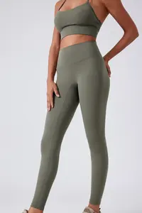 Leggings pour femmes Leggings sans couture de la meilleure conception Gym Sport Legging de yoga pour femmes Fitness - Product Image 5