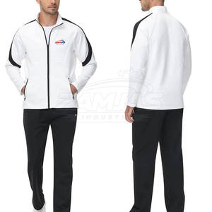 Ropa deportiva de gran venta, chándal ajustado para hombre, para entrenamiento, cómodo, con cierre de cremallera, para deportistas. - Product Image 5