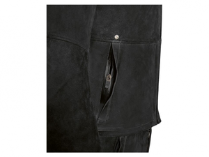 Bm Furka Homme Noir Motorrad Classique/Roadster Heritage/Urban Nubuck Cuir de vachette Moto Street Riding/Racing Veste CE - Product Image 2