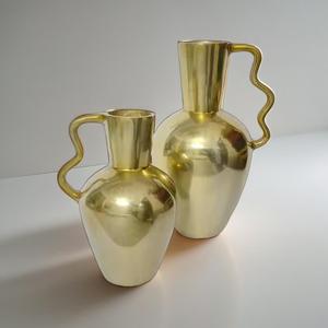 Florero moderno del metal de la artesanía de aluminio para la decoración casera - Product Image 1