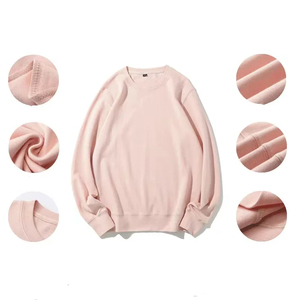 Sweat-shirt à capuche pour homme en coton uni jaune lourd, coupe ample, col rond, personnalisable avec logo - Product Image 5