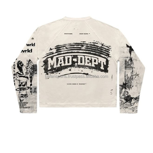 Transpirable Precio bajo Logotipo personalizado Impreso Hombres Sudor para hombres Dos piezas Jogging Wear Sweat Suit Set - Product Image 6