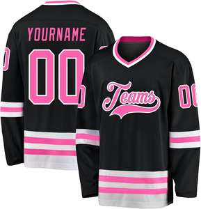 Wholesale Custom Unisex Ice <b>Hockey</b> Uniform Sets New Design Sublimation Jerseys Logo OEM Sportswear 100% Polyester Quick Dry - Product Image 3