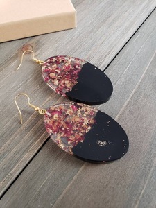 Pendientes de Resina Bordados a Mano, Joyería de Moda de Acero Inoxidable para Mujeres y Niñas, Estilo Clásico para Bodas, Alta Calidad - Product Image 4