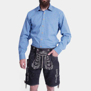 กางเกงเลเดอร์โฮเซินบาวาเรียนแบบใหม่ ระบายอากาศได้ดี สำหรับผู้ใหญ่ บริการ OEM ขายส่ง ออกแบบตามสั่ง - Product Image 1