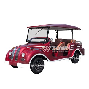 Voiture électrique vintage à 4 roues, sièges luxueux et confortables pour les visites touristiques à basse vitesse, en gros - Product Image 1