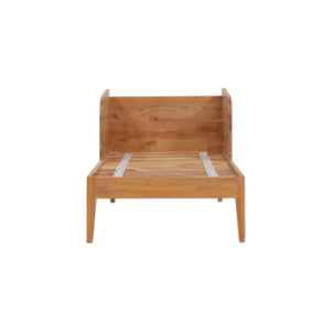 Lit en bois au design minimaliste, meubles pour la maison, lit en teck massif pour enfants et décoration de chambre - Product Image 3