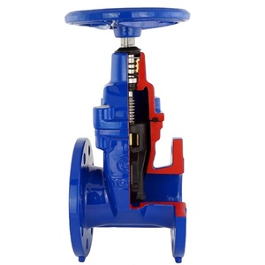 วาล์วประตู DN100 PN16ก้านหน้าแปลนไม่ขึ้นวาล์วประตู - Product Image 2