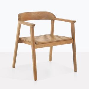 Outdoor Dining Chair <b>Garden</b> Furniture From Teak Outdoor Patio <b>Garden</b> Chair With Water Resistant <b>Cushion</b> Whole Sale Hotel Chair - Product Image 1