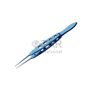 Pinzas de Conjuntiva Fechtner de Acero Inoxidable de Titanio Rectas de 11 cm de Alta Calidad, Instrumentos Médicos Quirúrgicos Oftálmicos para Manipulación - Product Image 1