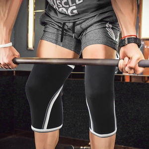 Logo personnalisé 7mm 5mm genouillères en néoprène genouillère flexible pour la protection en musculation et dynamophilie - Product Image 6